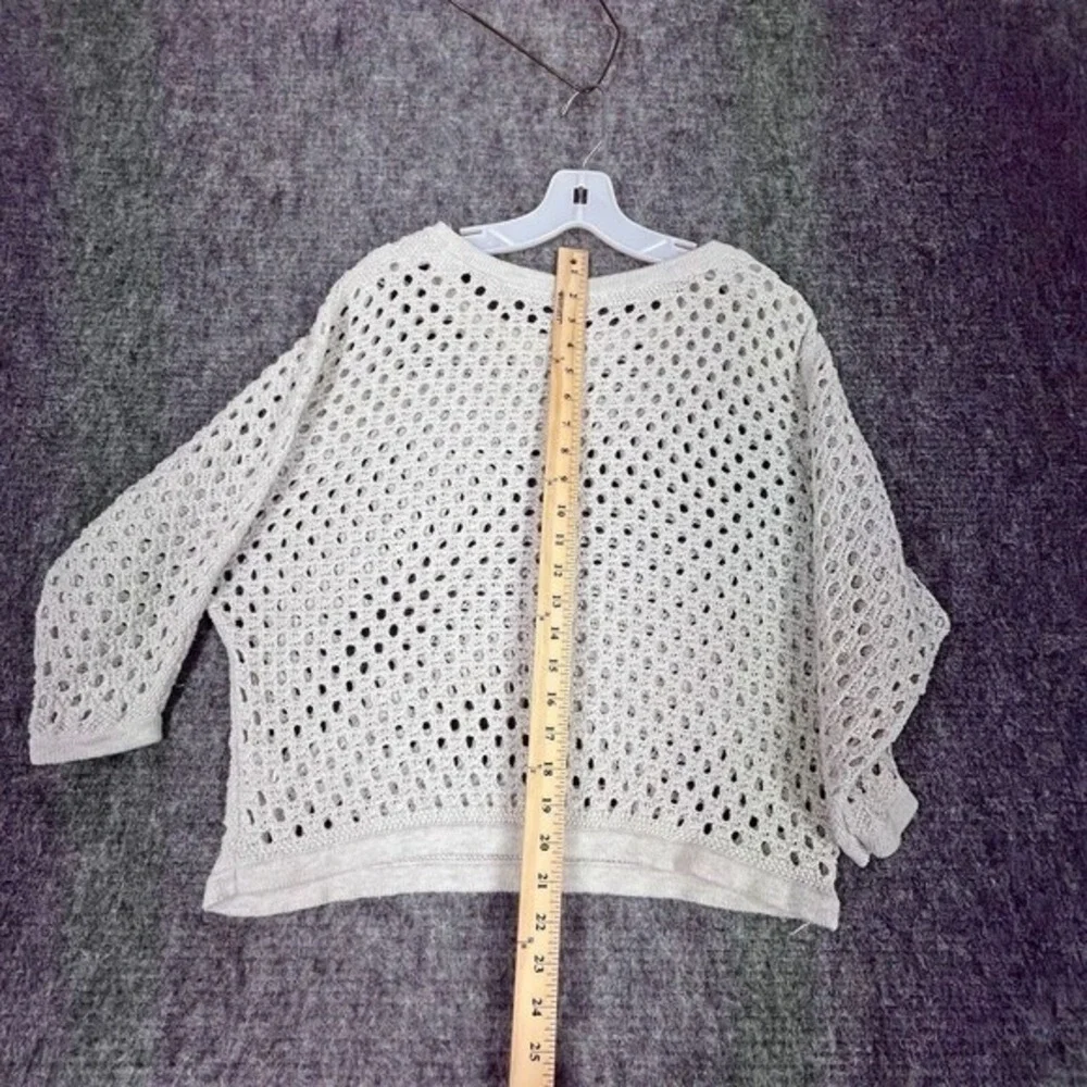 Cabi Womens Mesh Knit‎ Sweater XS boho coastalcore breezy essential chic layer